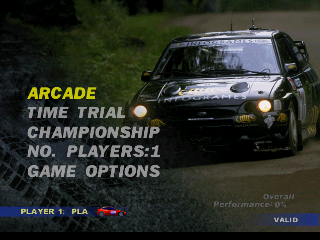 V-Rally Edition 99 (Europe) (En,Fr,De) Title Screen